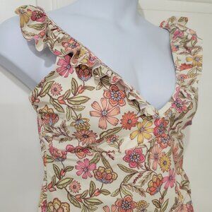 Old Navy Swim Tank Top (Vintage Florals) Large - New without tags / Never worn